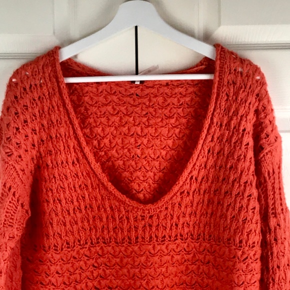 Free People Crashing Waves Pullover Wool Sweater - Picture 4 of 8